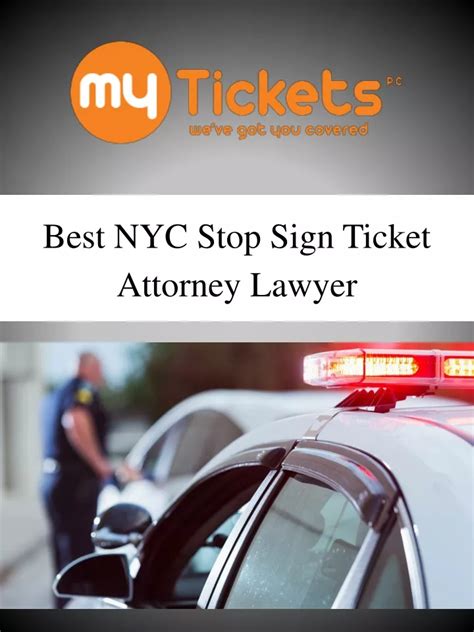 Ppt Best Nyc Stop Sign Ticket Attorney Lawyer Powerpoint Presentation