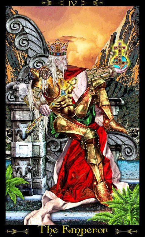 Few experts will dispute it: 4 The Emperor | The emperor tarot, Tarot cards art, Tarot cards