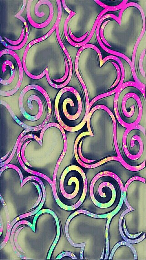 Heart Swirl Iphoneandroid Wallpaper I Created For The App Cocoppa