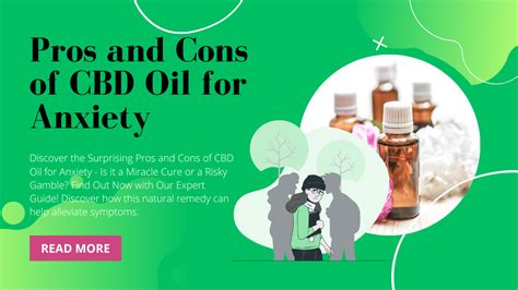 Pros And Cons Of Cbd Oil For Anxiety Healthy Lifestyle