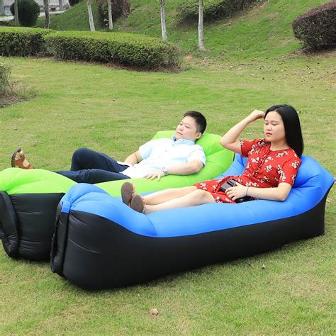 Free Shipping Outdoor Lazy Sofa Portable Inflatable Air Lounger Lay Bag