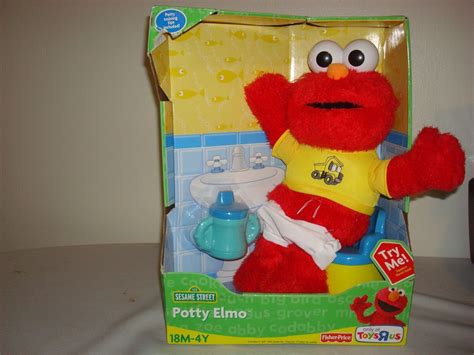 Fisher Price Sesame Street Potty Elmo Exclusive Ebay