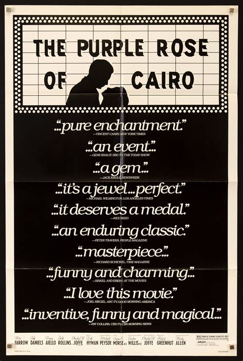 the purple rose of cairo movie poster 1985 1 sheet 27x41