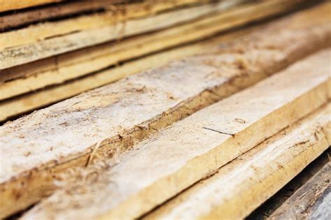 Large Stack Of Wood Planks Stock Image Image Of Mill 97492635