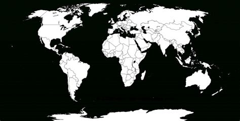 Blank Map Printable World Printable Maps