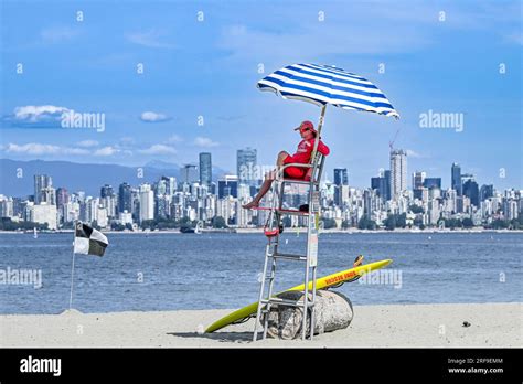 Beach Lifeguard Spanish Banks English Bay Vancouver British