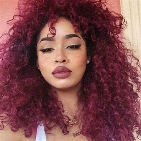 Pin By Sheridanjai On Polyvore Dyed Curly Hair Dyed