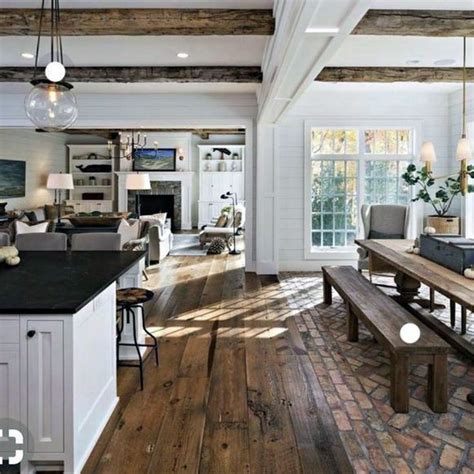 Shore up a transitional or farmhouse setting with this pair of modern industrial table lamps. Open-Concept Kitchens and Living Spaces With Flow | Open ...