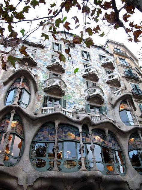 Antoni Gaudí Casa Batlló Or Casa Dels Ossos House Of Bones Built