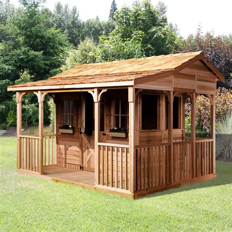 Find the best outdoor storage sheds, plastic sheds, and garden sheds for your home at lifetime. Cedarshed CookHouse 12-ft x 10-ft Cedar Storage Shed ...