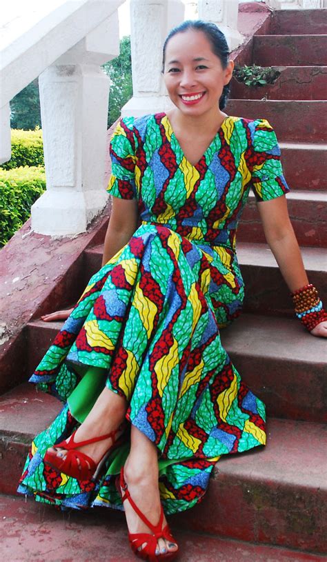 Kitenge Dress From Rwanda African Clothing African Print Fashion Afrocentric Fashion