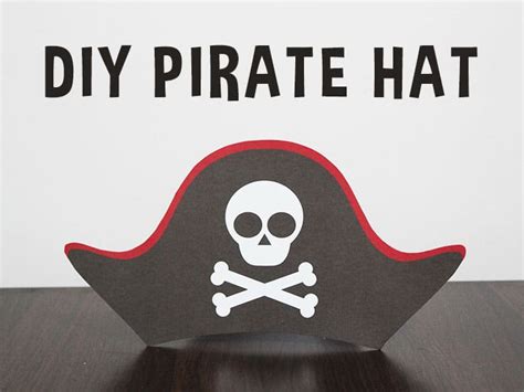 Printable Pirate Hat Template For Kids Party With Unicorns