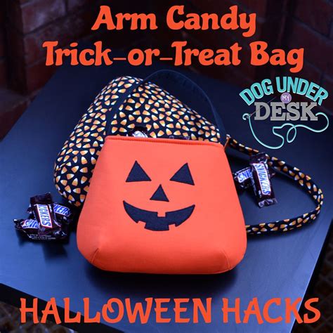 Halloween Hacks Arm Candy Trick Or Treat Bag Trick Or Treat Bags