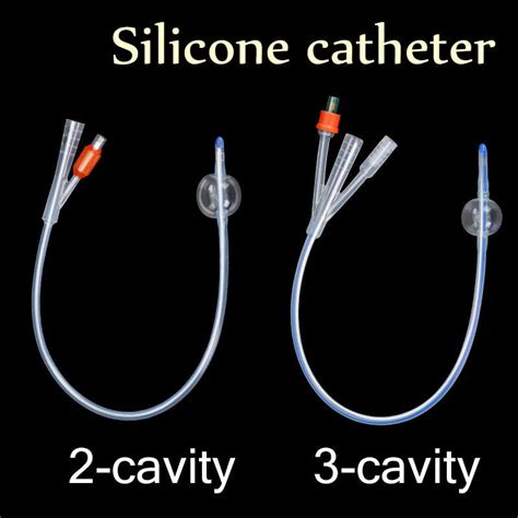 2 Way Silicone Foley Catheter Holes Medical Silicone Urethral Sounds