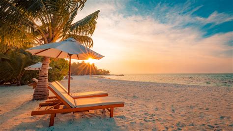 Perfect Beach Scene Idyllic Tropical Beach Landscape For Backgr Dsa Vacations