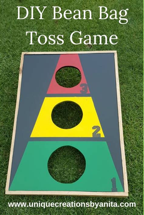 Bean Bag Toss Game For The Elderly Unique Creations By Anita Bean