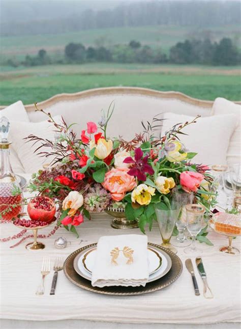 10 Lovely Fall Wedding Centerpieces B Lovely Events