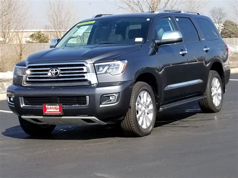 As you can see, all four trims share quite a few standard features, and there are enough options available on the. New 2019 Toyota Sequoia Platinum 4D Sport Utility for Sale in Naperville