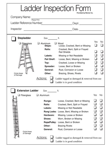 Ladder Inspection Form Template Excel Fill Out And Sign Online Dochub