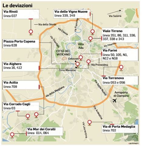 Atac Le Linee Di Bus Deviate Per Le Buche A Roma Nextquotidiano