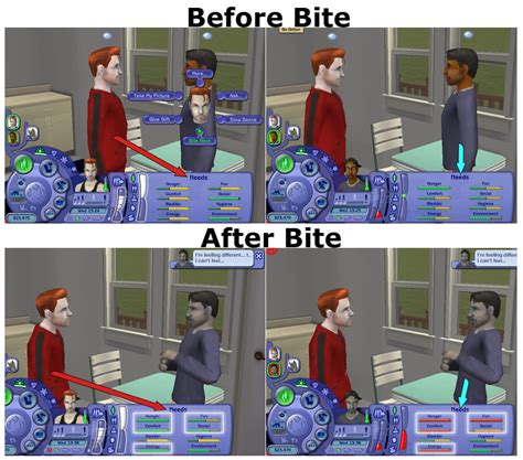Mod The Sims Vampires Real Bite Vampires Motives Nighttime Decay