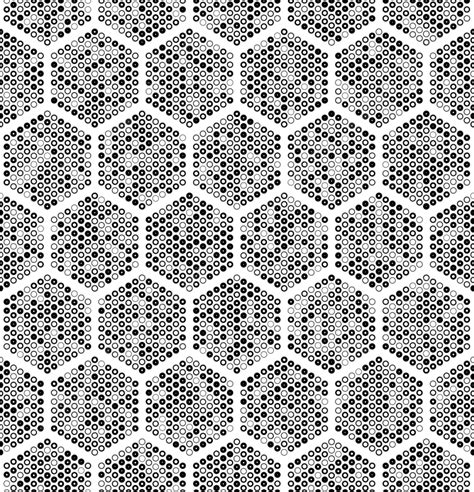 Seamless Hexagon Pattern Abstract Art Background Paper Vintage