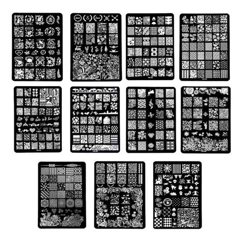 Diy Nail Art Image Stamp Stamping Plates Manicure Template Stencil 2017