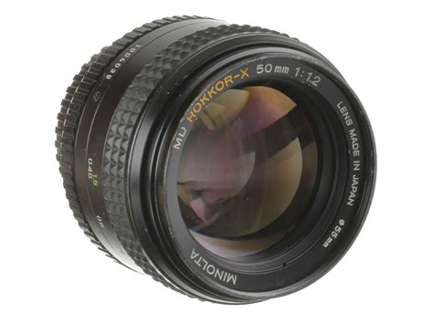 Minolta Md Rokkor 50mm F12 Lens Dbcom