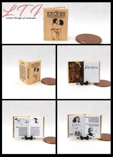 The Joy Of Sex Miniature One Inch Scale Illustrated Readable Book A2 112 Scale16 780