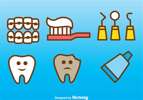 Vector Dental Icons - Download Free Vector Art, Stock Graphics & Images