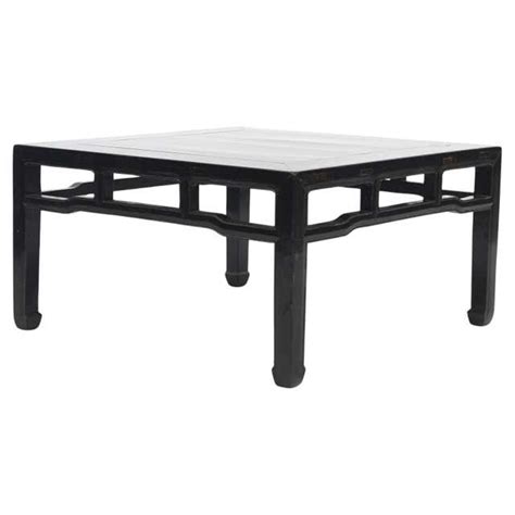 Japanese Black Lacquer Coffee Table At 1stdibs Black Laquer Coffee