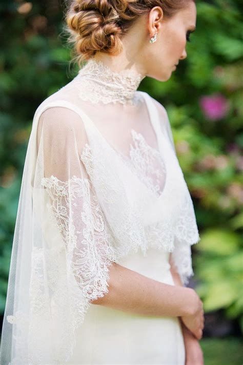 A Statement Trend 19 Amazing Wedding Dresses With Capes