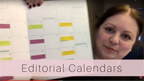 How To Create And Maintain An Editorial Calendar Youtube