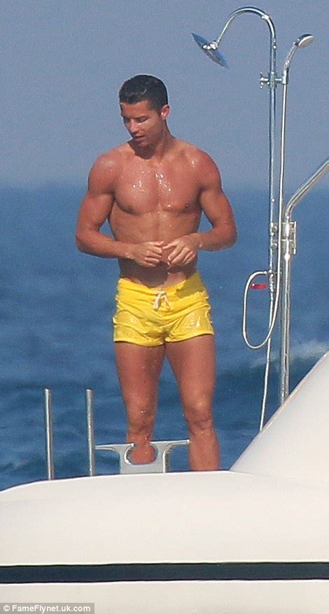 Shirtless Cristiano Ronaldo Shows Off His Cheesy Dance Moves On St