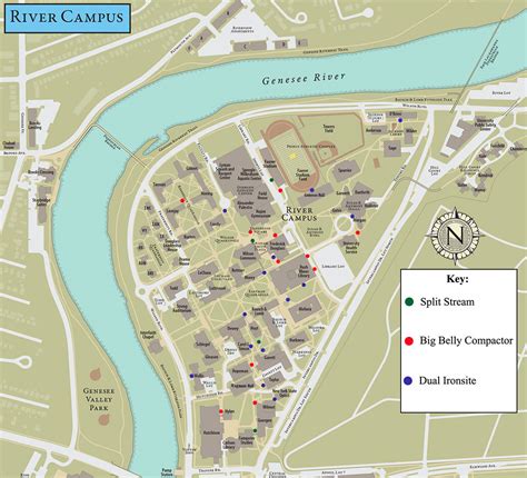 University Of Rochester Campus Map Map