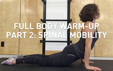 Full Body Warm Up Spinal Mobility Exercises Part 2 Of 3 Mobility