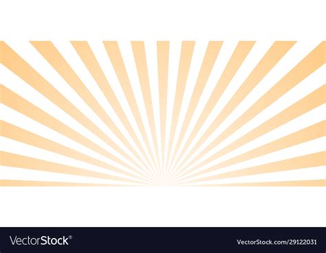 Sun Ray Retro Background Burst Light Royalty Free Vector