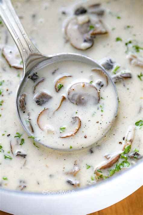 How to make mushroom soup? Cream of Mushroom Soup - Spend With Pennies