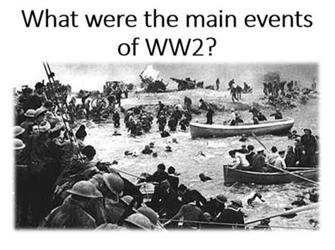 What Were The Main Events Of Ww2 Teaching Resources