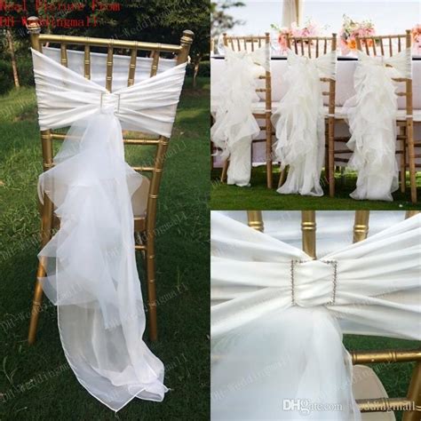 8 width x 108 length. 2019 2017 Chair Sash For Weddings Tulle Delicate Wedding ...