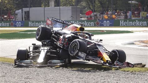 WM Duell Eskaliert Monza Crash Zwischen Hamilton Und Verstappen