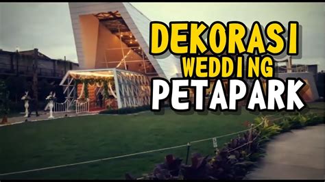 Dekorasi Pelaminan Dan Area Peta Park Bandung Ans Wedding Services