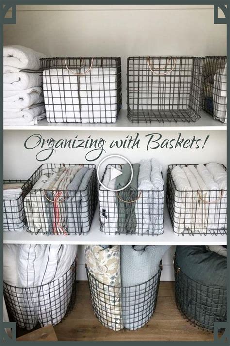 Organizing With Baskets Creative Storage Solutions For Small Spaces