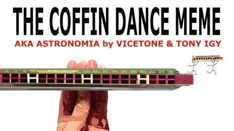 How To Play The Coffin Dance Meme On A Tremolo Harmonica With 24 Holes