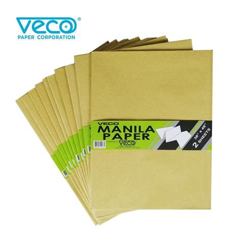 Veco Manila Paper 36 X 48 2sset X 10sets20pcs Shopee Philippines
