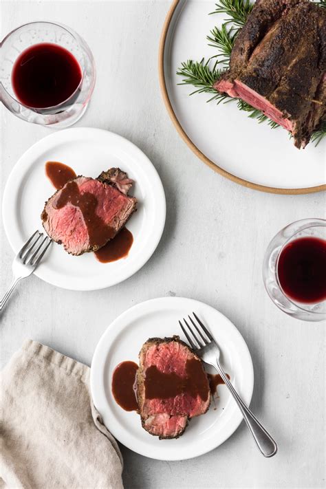 A special cut of meat, ideal for fork tender pot roast braised in a red wine, beefy sauce with fresh herbs, and served with carrots, is an elegant take on a comfort food classic, and guaranteed to win. porcini crusted roasted beef tenderloin with red wine ...