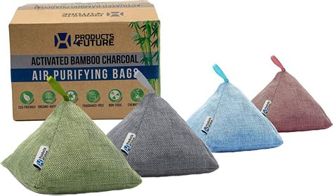 Bamboo Charcoal Air Purifying Bags 8 Pack 4x200g4x75g Pet Friendly