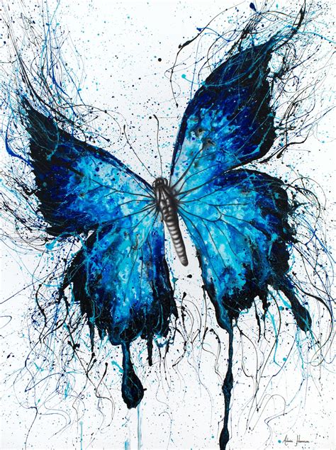 Night Sky Butterfly With Images Butterfly Art Painting Butterfly