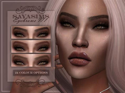 Sims4sisters — Sayasims Sayasims ~ Eyebrows N1 24 Colour