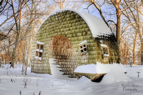 Twisted House In Snow Sheldon Shaw Flickr